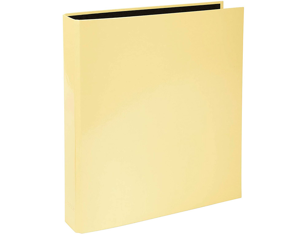 CLASSEUR EXACOMPTA AQUAREL 4 ANNEAUX D 25MM A4 CARTON PELLICULE COLORIS PASTEL ASSORTIS BLEU JAUNE CORAIL MAUVE VERT