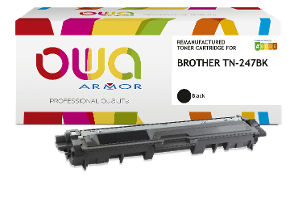 Toner Owa Brother TN247 Noir remanufacture