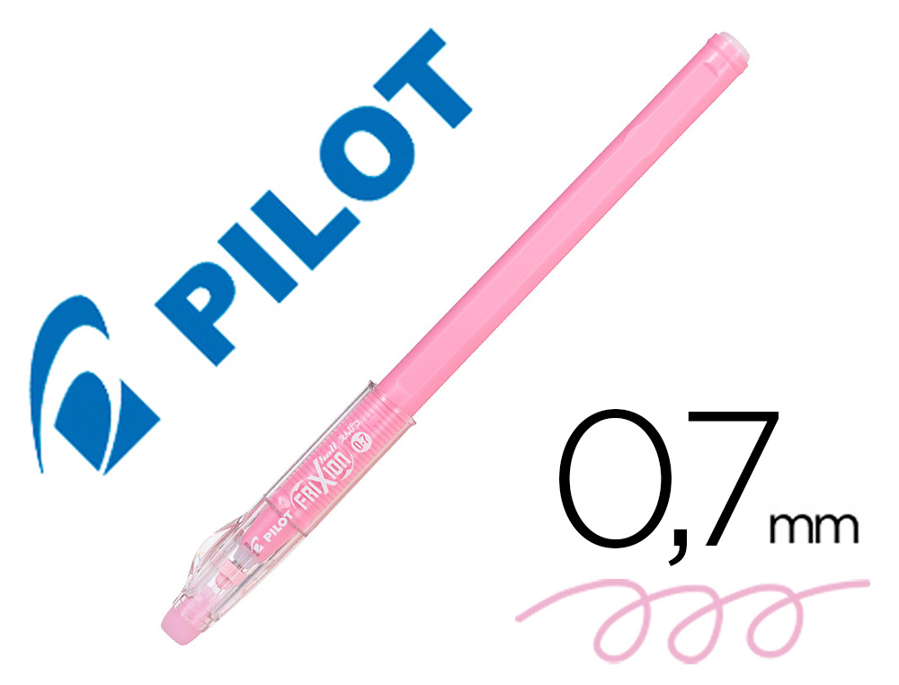 FRIXION BALL STICK ROLLER ENCRE GEL ROSE CORAIL 0.7 MM