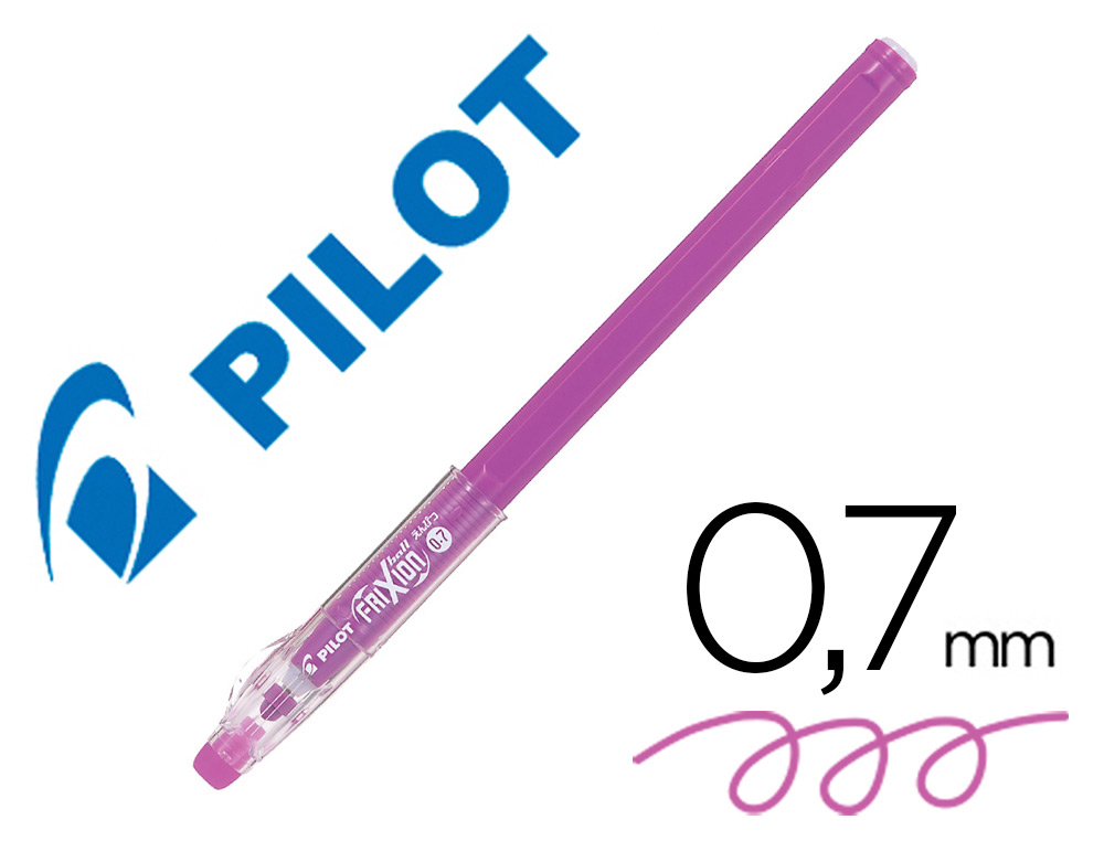 FRIXION BALL STICK ROLLER ENCRE GEL MAUVE 0.7 MM