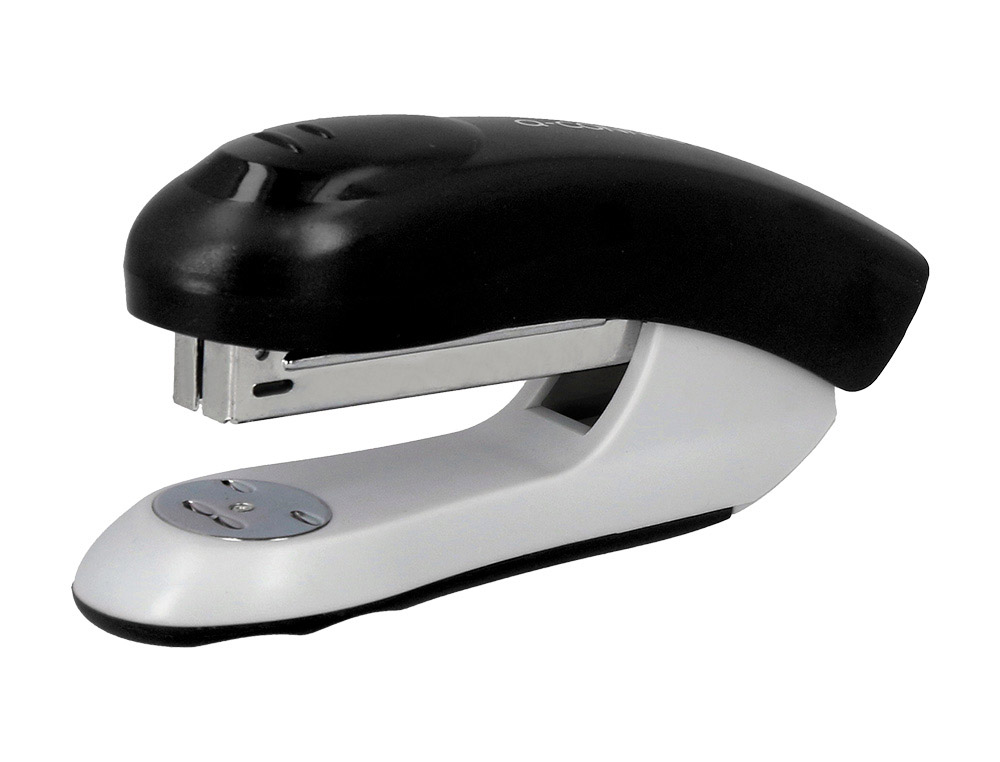 AGRAFEUSE BUREAU Q-CONNECT KF14212 PLASTIQUE CAPACITE 10 FEUILLES AGRAFES N10 COLORIS NOIR