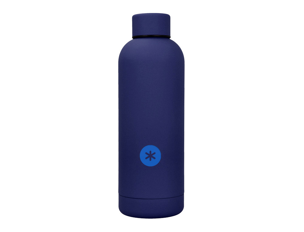 BOUTEILLE ISOTHERME ANTARTIK ACIER INOXYDABLE SANS BPA     500ML COLORIS BLEU