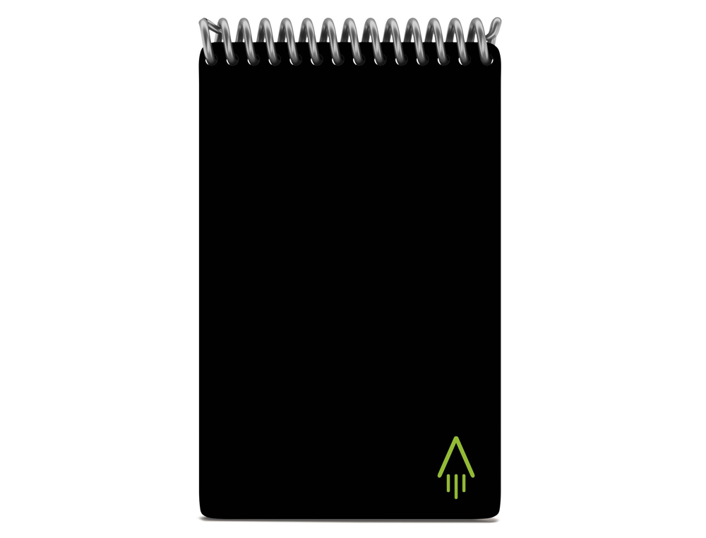 BLOC-NOTES CONNECTE BIC MINI ROCKETBOOK CORE REUTILISABLE  A6 48P AVEC STYLO ET          SERVIETTE MICROFIBRE COLORIS