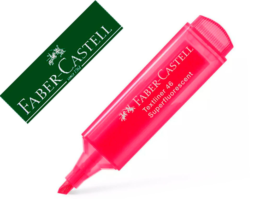 SURLIGNEUR FABER CASTELL TEXTLINER TL 46 METALLIC      ROUGE