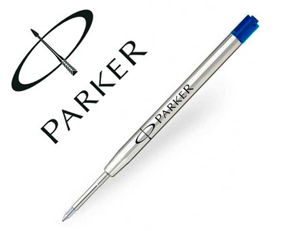 RECHARGE ENCRE PARKER QUINK POUR STYLO-BILLE POINTE LARGE ENCRE BLEUE