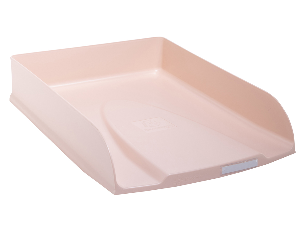 CORBEILLE COURRIER EXACOMPTA COMBO STYLI SKANDI A4+ SUPERPOSABLE VERTICALE/ESCALIER COLORIS NUDE