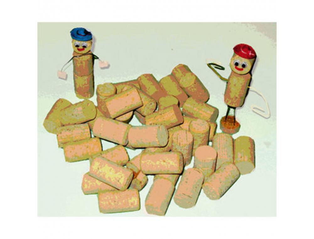 BOUCHON EN LIEGE COLORIS NATUREL LOT DE 50