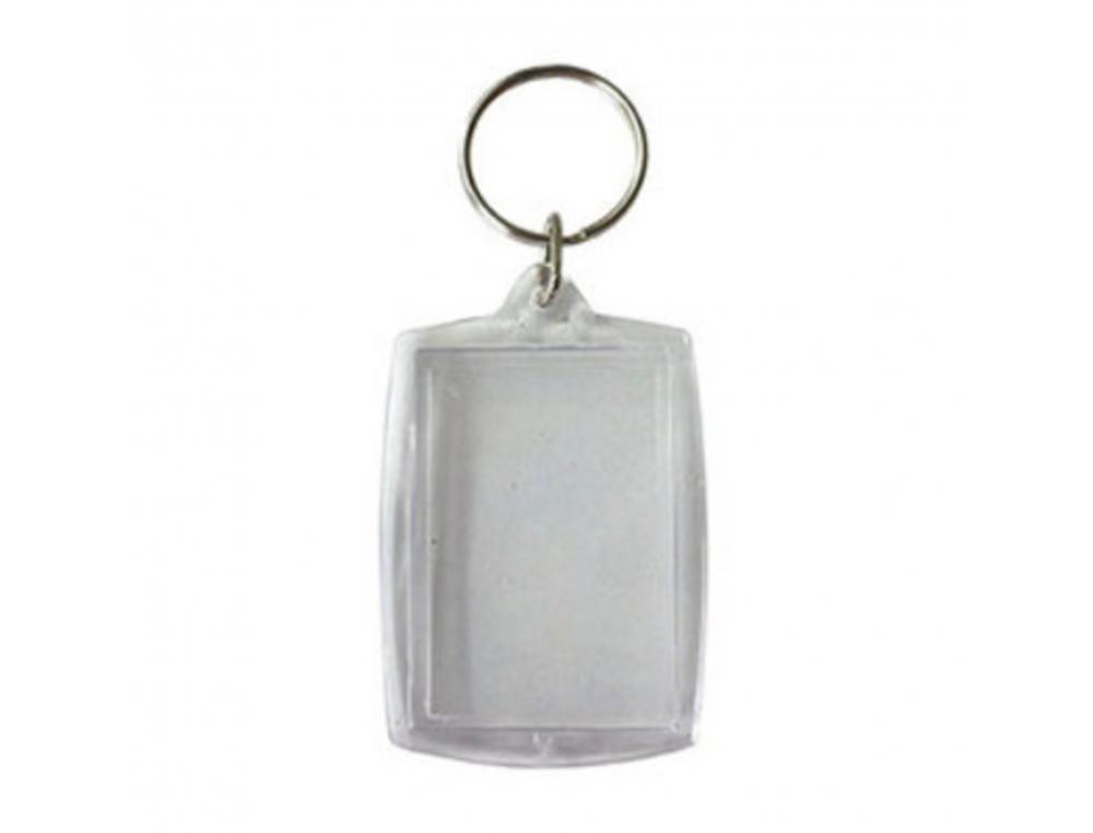 LOT PORTE-CLES TRANSPARENT GRAINE CREATIVE PHOTO 5X4 CM  6 UNITES