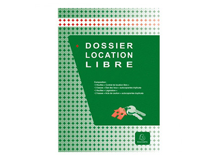 CONTRAT LOCATION LIBRE EXACOMPTA DOSSIER COMPLET RSIDENCE SECONDAIRE LOGEMENT FONCTION
