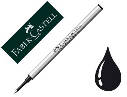 RECHARGE FABER-CASTELL ROLLER AFFINITY AMBITION EMOTION LARGEUR MOYENNE COLORIS NOIR