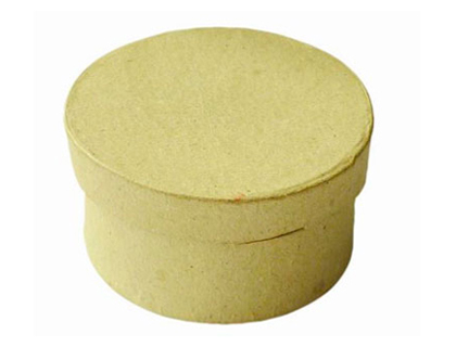 BOTE EN CARTON  DCORER FORME RONDE DIAMTRE 7MM HAUTEUR 3.9CM