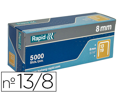 AGRAFE RAPID 13/8 BOTE 5000 UNITS