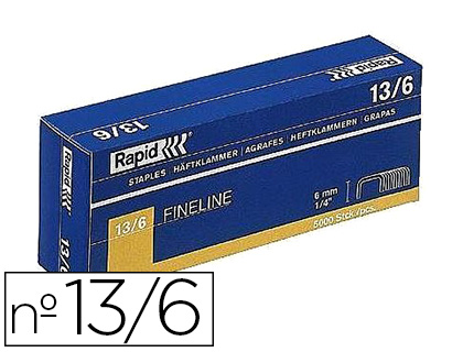 AGRAFE RAPID 13/6 BOTE 5000 UNITS