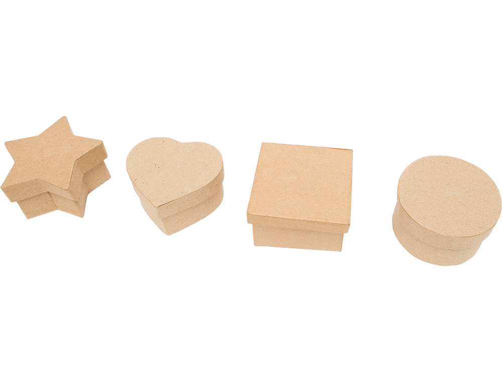 BOITE O'COLOR CARTON A DECORER FORME CARRE 9X5CM LOT 10 UNITES