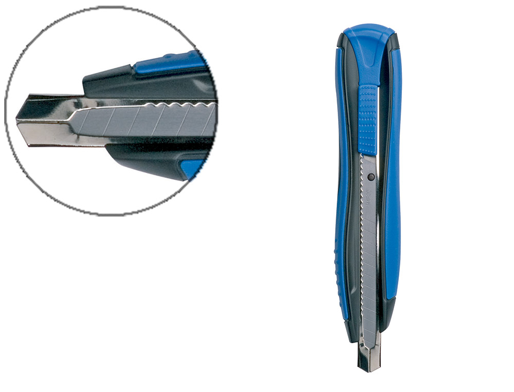 CUTTER MAPED ZENOA SENSITIV PLASTIQUE LAME MTAL 9MM SYSTME DE VERROUILLAGE AUTOMATIQUE