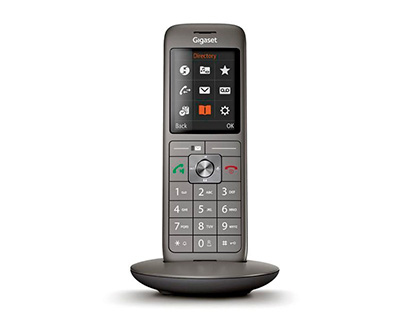 TELEPHONE GIGASET CL660 SANS FIL MODE MAINS-LIBRES COMBINE GRAND ECRAN COULEUR           RETROECLAIRE REPERTOIRE 400