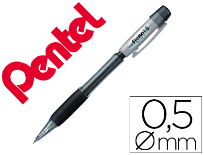 PORTE-MINE PENTEL FIESTA 0.5MM RECHARGEABLE GRIP       CAOUTCHOUC GOMME AVEC         CAPUCHON CONTIENT 2 MINES HB