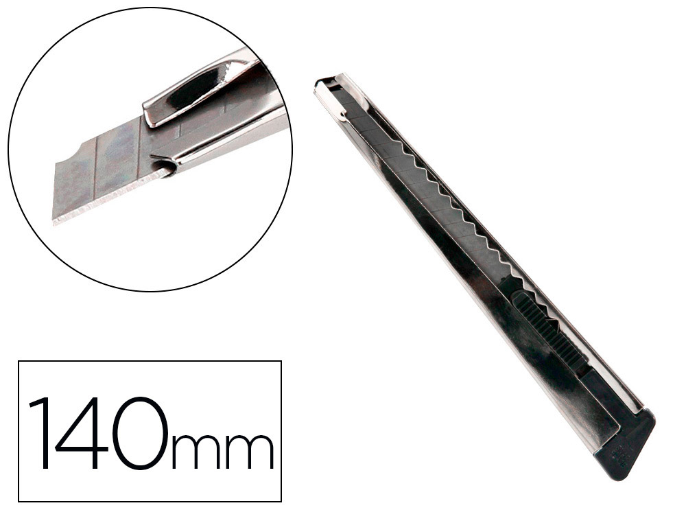 CUTTER Q-CONNECT METAL LAME ETROITE ETUI PP
