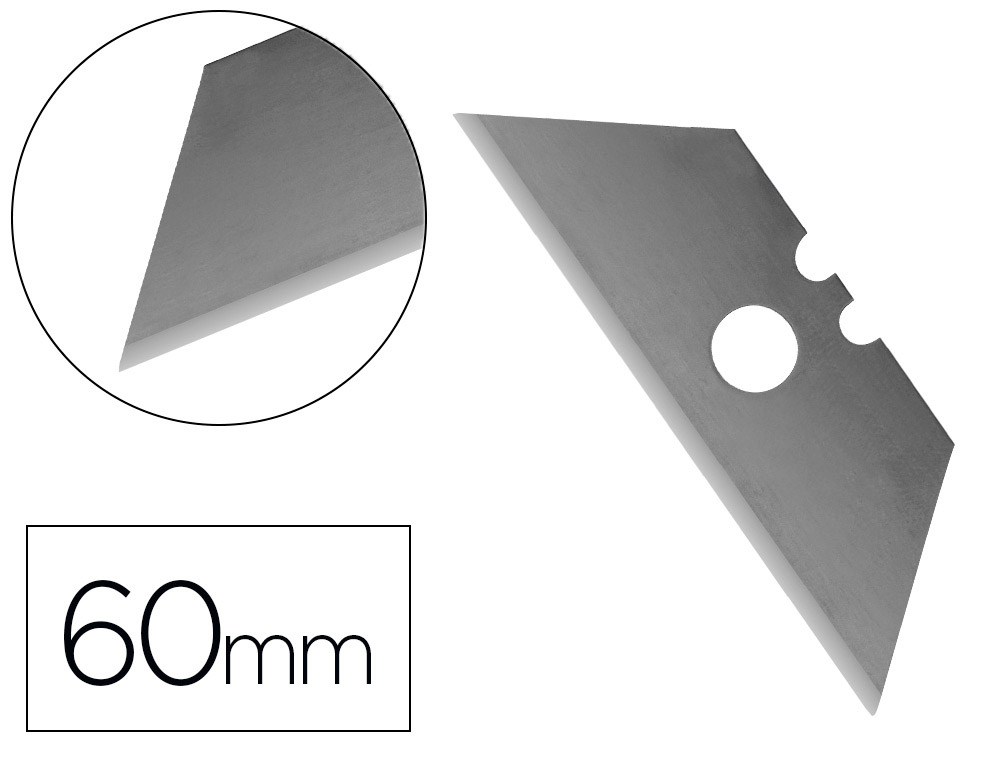 LAME RECHANGE Q-CONNECT CUTTER UNIVERSEL 18MM BLISTER 5 UNITS