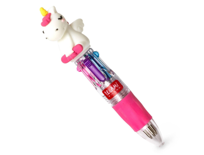 Mini Stylo  Bille 4 Couleurs LEGAMI - Mini Magic Rainbow Licorne