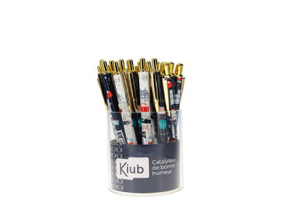 STYLO METAL CLIP DORE LE TOUT PARIS LA NUIT ASSORTIS KIUB