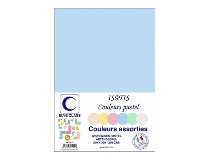 CHEMISE SUPER X12 210GR ASS 6 TEINTES PASTEL