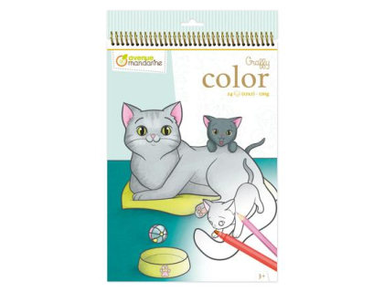 Bloc Graffy Color, Animaux familiers Maman Bb - Multicolore