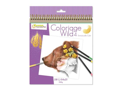 Carnet de coloriage Wild 4 - Violet
