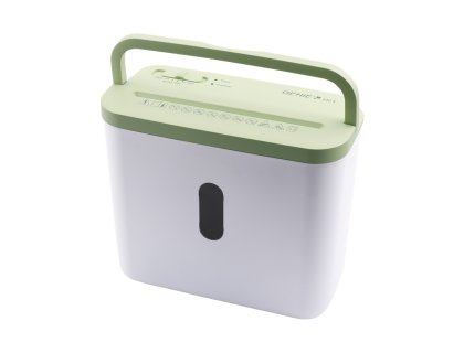 DESTRUCTEUR PAPIER GENIE 440X COUPE CROISE P4 BLANC / VERT