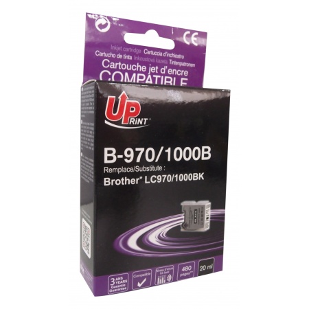 Cartouche Uprint Brother LC970/1000 Noir compatible