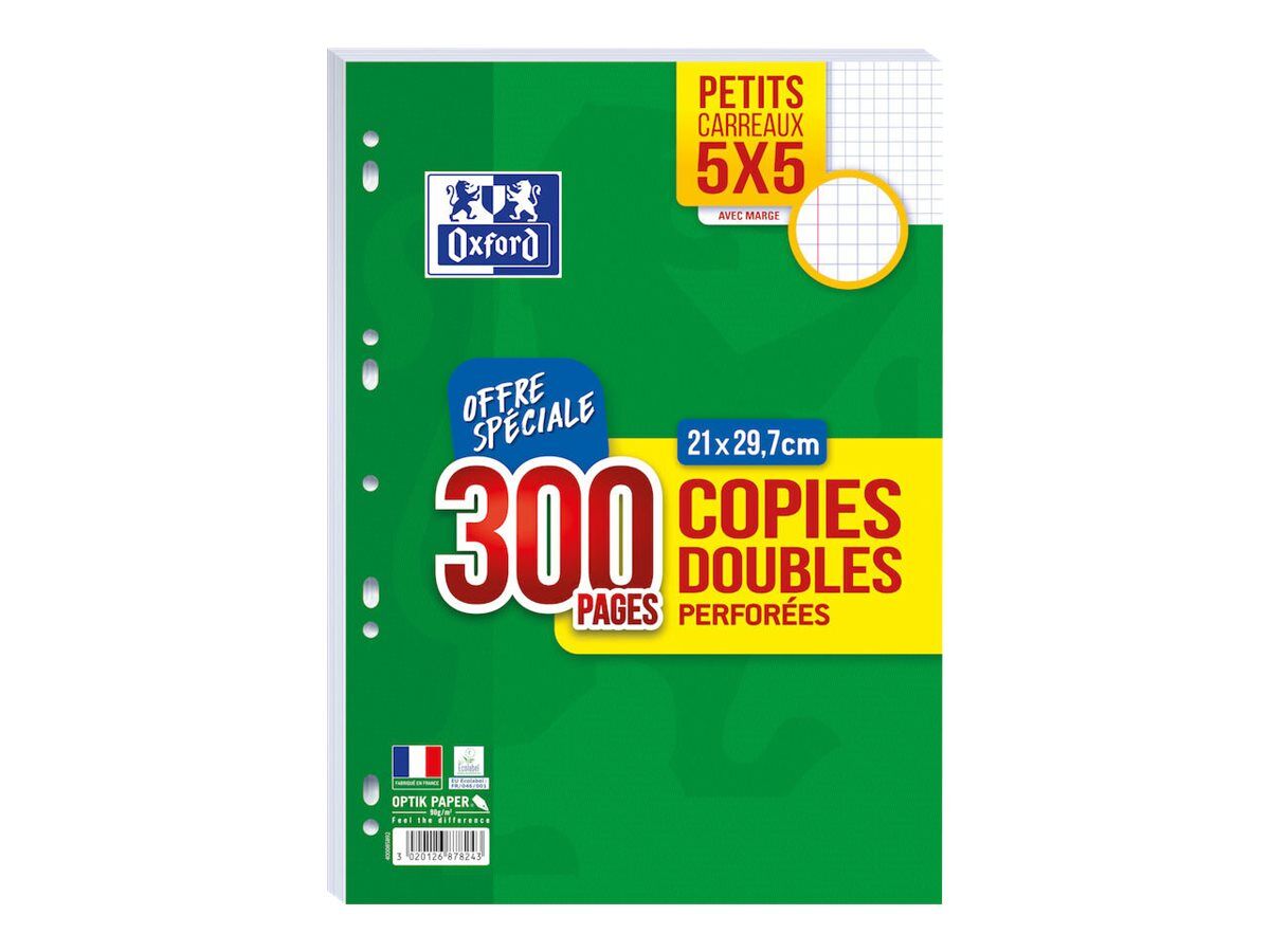 copies doubles A4 Q5x5 300P oxford