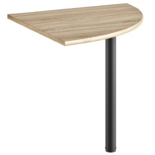 MEUBLE ANGLE DE LIAISON BUREAU MAMBO SONOMA CHENE NOIR
