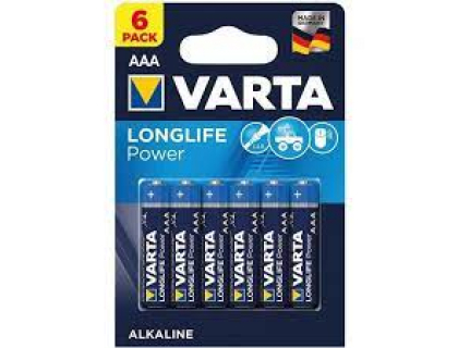 PILE AAA VARTA LONGLIFE POWER X 6