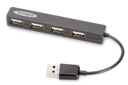 HUB USB EDNET 4 PORTS 2.0 NOIR