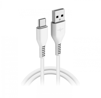 CABLE WAVE CONCEPT USB TYPE-C 2M 2.4A BLANC