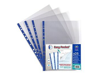 Sachet de 25 pochettes perfores  ouverture en coin