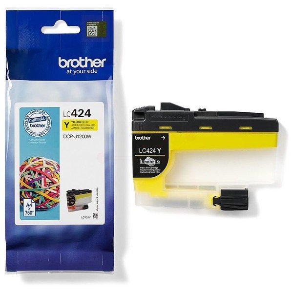 Cartouche Brother LC424 Jaune
