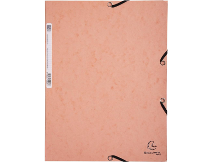 CHEMISE 3 RABATS A4 CARTE COLORIS CORAIL