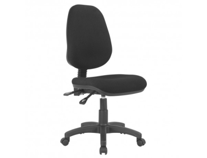 FAUTEUIL DACTYLO A ROULETTES LUPI NOIR