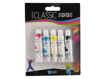 GOUACHE 5 TUBES 10ML - ULMANN