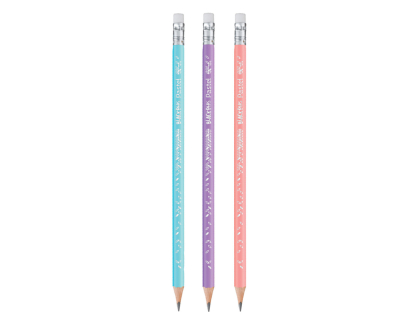 Maped Black'peps - Crayon  papier pastel HB - embout gomme - Maped Black'peps
