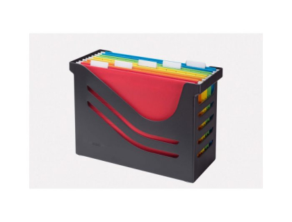 Office box: 5 x dossier suspendus Euroflex: noir: Re-Solution (Blaue Engel)