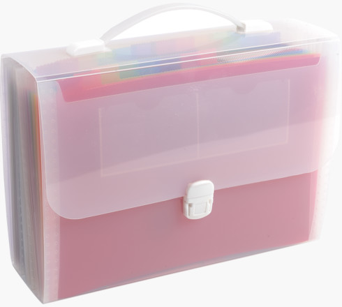  TRIEUR VALISETTE AVEC POIGNE 24 COMPARTIMENTS CRYSTAL - A4 - CRISTAL