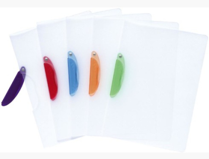  CHEMISE DE PRSENTATION POLYPROPYLNE SEMI-RIGIDE CLIP DESIGN - A4 - COULEURS ASSORTIES