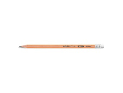 Crayon  papier 2B Black’Peps bois FSC bout gomme