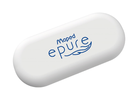 Gomme plastique Epure ovale blanche Maped