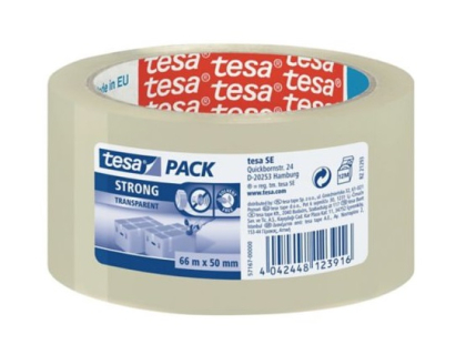 Ruban adhsif  l'unit Tesa 57167 - 50 mm x 66 m - transparent