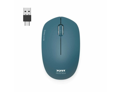 PORT DESIGN - SOURIS COLLECTION SANS FIL 2.4 GHZ USB A 1600DPI SAPHIR