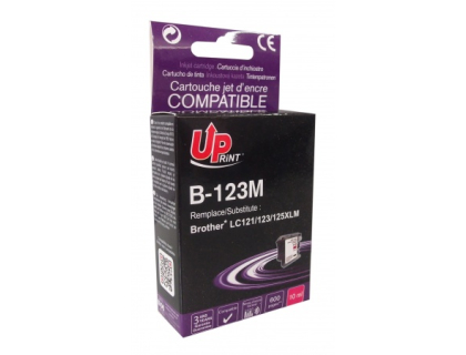 CART COMP UP BROTHER LC123 M 10ML 600P