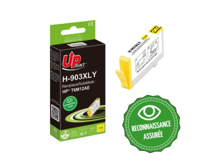 CARTOUCHE REMANUFACTUREE UP HP 903XL Y 12ML